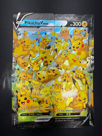 PIKACHU V-UNION FULL SET (POKEMON BLACK STAR) (usagé)