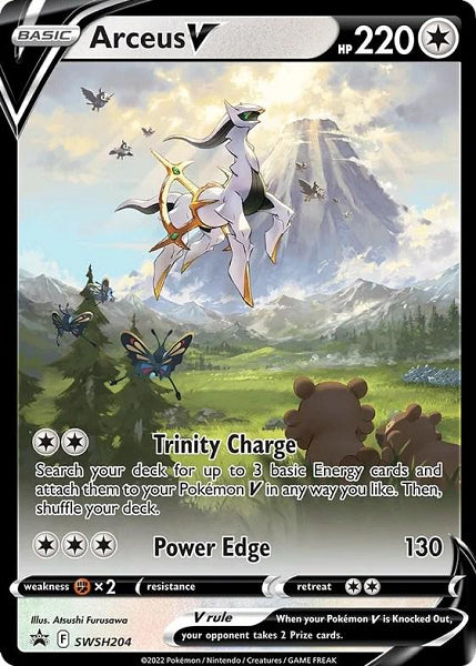 ARCEUS V SWSH204 (POKEMON SWORD & SHIELD) (usagé)