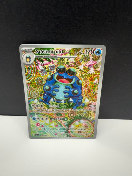 SEISMITOAD 105/086 (POKEMON BLACK BOLT) (usagé)