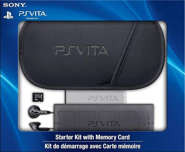 STARTER KIT WITH MEMORY CARD 4GB (PS VITA) (usagé)