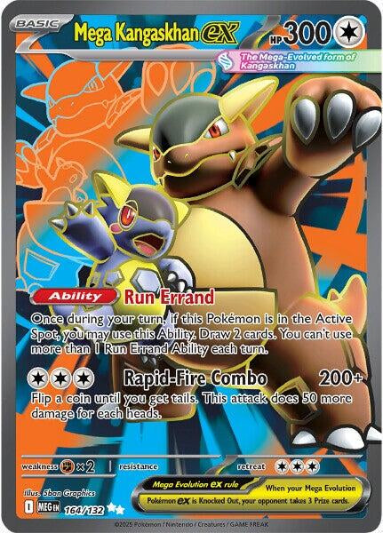 MEGA KANGASKHAN EX 164/132 (POKEMON MEGA EVOLUTION) (usagé)