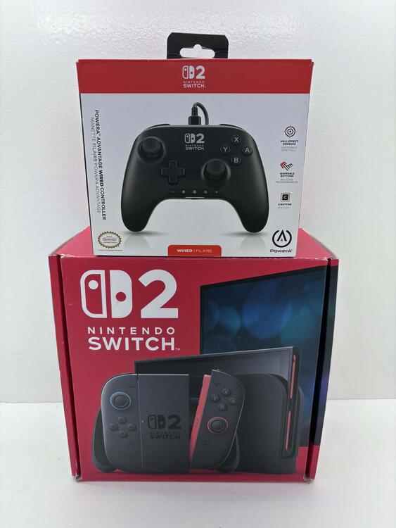 NINTENDO SWITCH 2 + WIRED CONTROLLER BUNDLE (COMPLETE IN BOX)