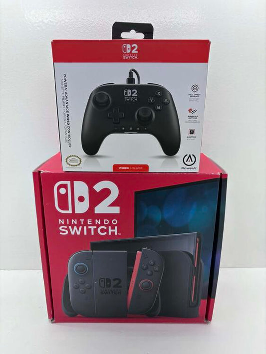 NINTENDO SWITCH 2 + WIRED CONTROLLER BUNDLE (COMPLETE IN BOX) (usagé)
