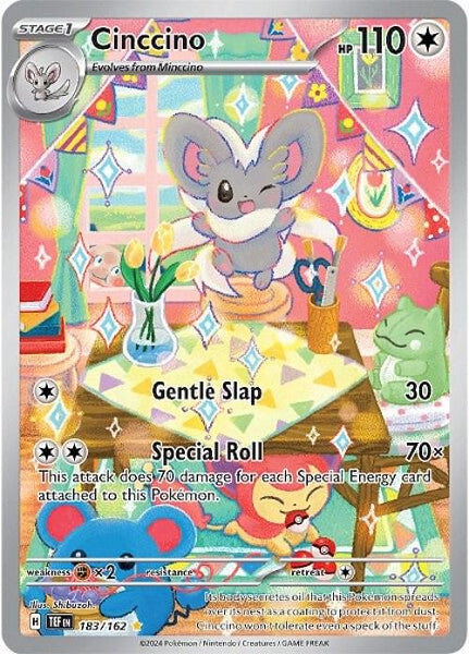 CINCCINO 183/162 (POKEMON TEMPORAL FORCES) (usagé)