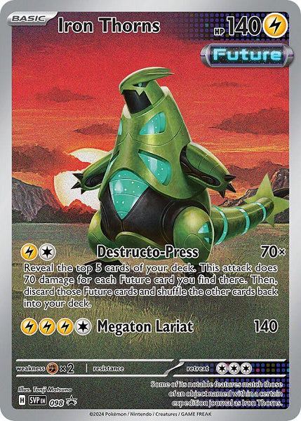 IRON THORNS [SEALED] 098 PROMO (POKEMON TEMPORAL FORCES) (usagé)