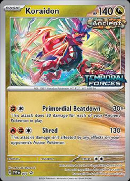 KORAIDON 091 [PROMO] (POKEMON TEMPORAL FORCES) (usagé)