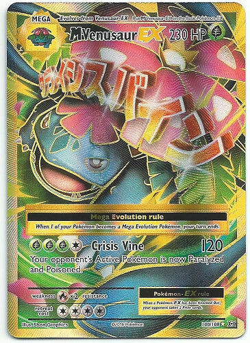 M VENUSAUR EX 100/108 (XY EVOLUTIONS) (usagé)