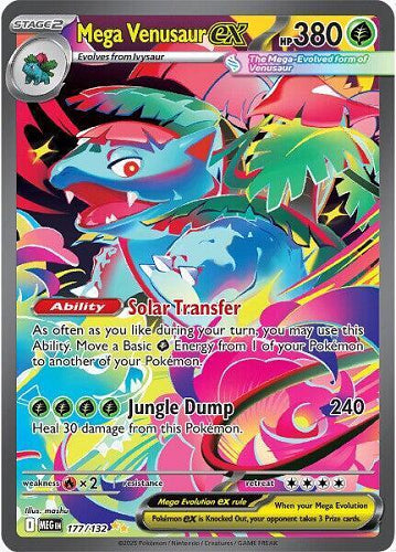 MEGA VENUSAUR EX 177/132 (MEGA EVOLUTION)