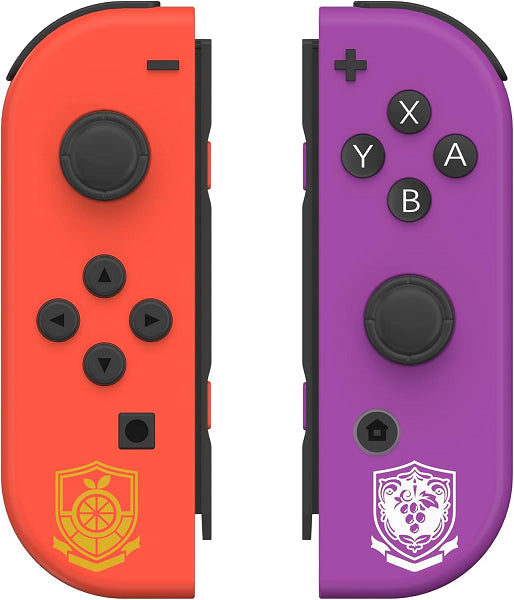 JOY CON CONTROLLER RED & PURPLE POKEMON JOBBER - NO DRAGONNE (SWITCH) (usagé)