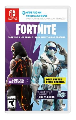 FORTNITE DARKFIRE & ICE BUNDLE (CODE IN BOX)