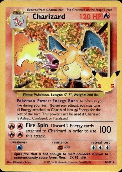 CHARIZARD 04/102 (POKEMON CELEBRATION) (usagé)