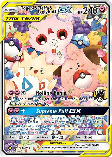 TOGEPI & CLEFFA &IGGLYBUFF 143a/236 (POKEMON COSMIC ECLIPSE)