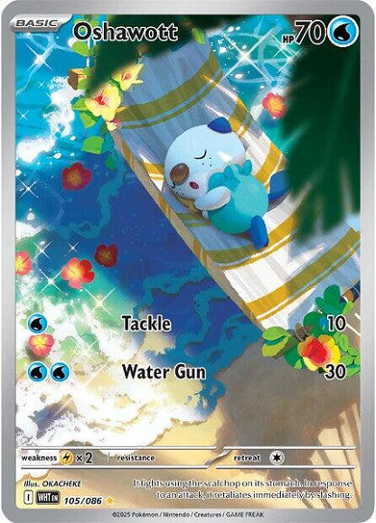 OSHAWOTT 105/086 (POKEMON WHITE FLARE) (usagé)