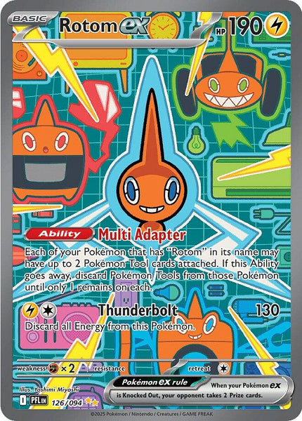 ROTOM EX 126/094 (POKEMON PHANTASMAL FLAMES) (usagé)