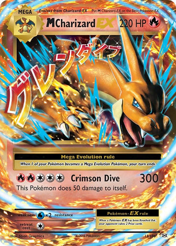 M CHARIZARD EX 13/108 (POKEMON EVOLUTIONS)