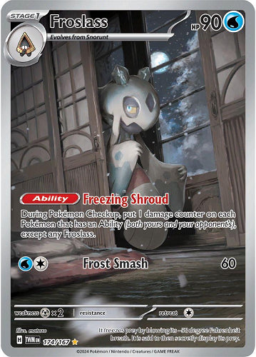 FROSLASS 174/167 (POKEMON TWILIGHT MASQUERADE) (usagé)