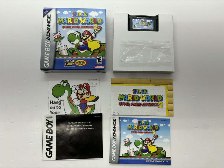SUPER MARIO ADVANCE 2 SUPER MARIO WORLD (COMPLETE IN BOX) (usagé)