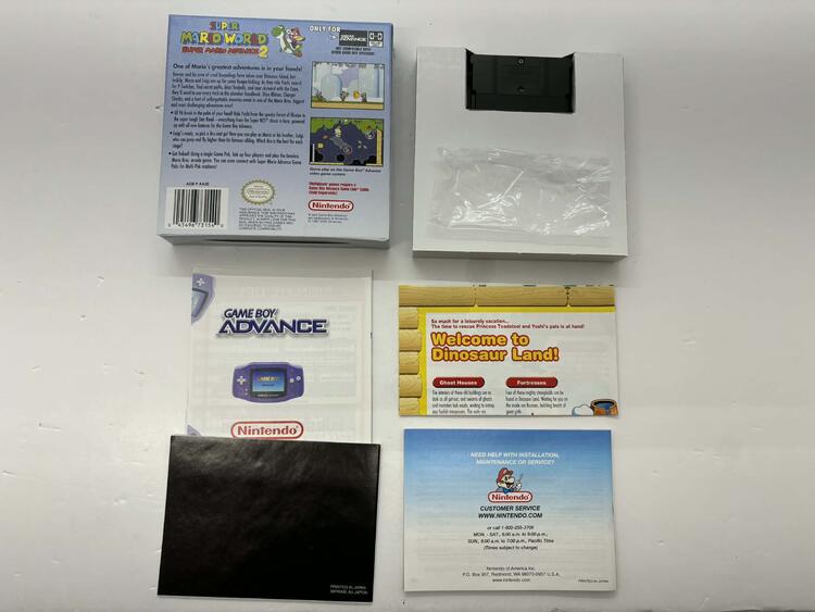 SUPER MARIO ADVANCE 2 SUPER MARIO WORLD (COMPLETE IN BOX) (usagé)
