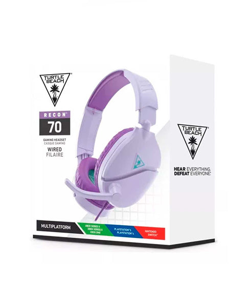 HEADSET TURTLE BEACH EAR FORCE RECON 70 PURPLE (PS5 / PS4 / XBOX SERIES / XBOX ONE / SWITCH / SWITCH 2 / PC) (usagé)