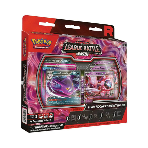 LEAGUE BATTLE DECK TEAM ROCKET'S MEWTWO EX (POKEMON) (usagé)