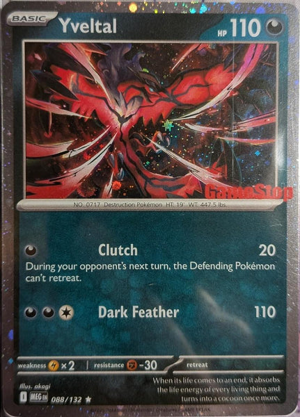YVELTAL 088/132 [GAMESTOP] (POKEMON MEGA EVOLUTION) (usagé)