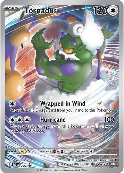 TORNADUS 210 [BLACK STAR PROMO] (POKEMON WHITE FLARES) (usagé)