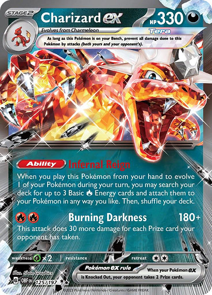 CHARIZARD EX 125/197 (POKEMON OBSIDIAN FLAME)
