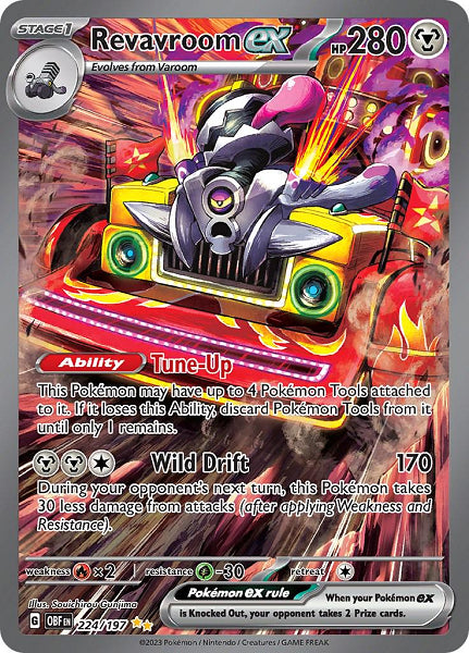 REVAVROOM  EX 224/197 (POKEMON OBSIDIAN FLAMES)