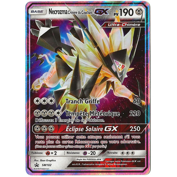 NECROZMA CRINIERE DU COUCHANT GX SM102 (POKEMON SOLEIL LUNE)