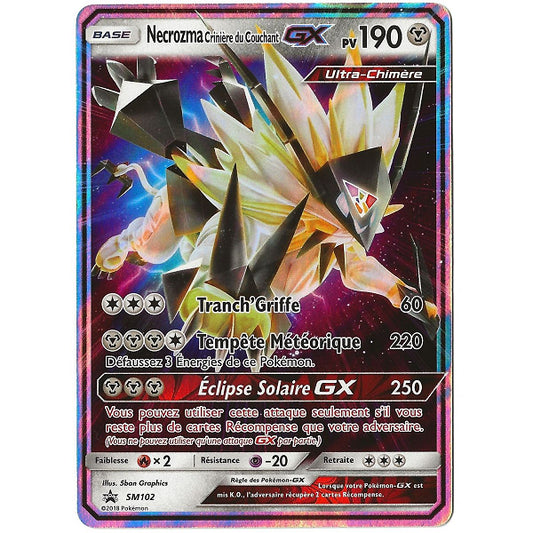 NECROZMA CRINIERE DU COUCHANT GX SM102 (POKEMON SOLEIL LUNE) (usagé)
