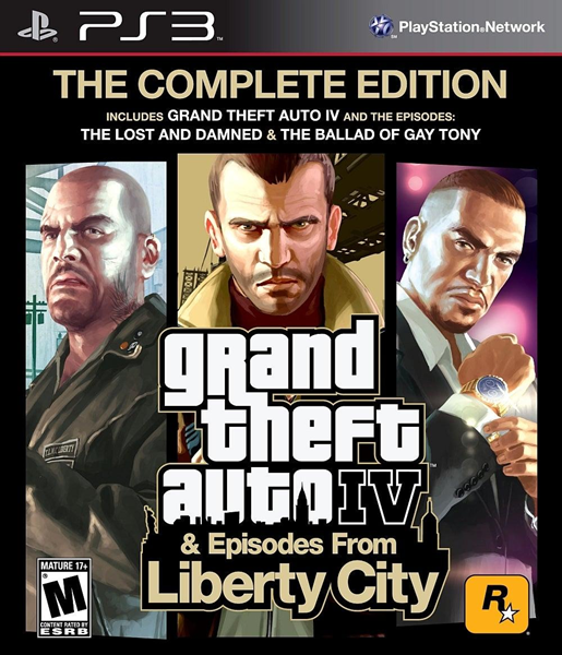 GRAND THEFT AUTO IV AND EPISODES FROM LIBERTY CITY COMPLETE EDITION (COMPLETE IN BOX)