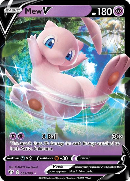 MEW V 069/189 (POKEMON DARKNESS ABLAZE) (usagé)