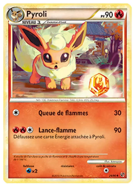 PYROLI 26/90 [FRANCAIS] (POKEMON INDOMPTABLE) (usagé)