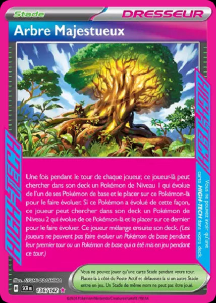 ARBRE MAJESTUEUX 136/142 [FRANCAIS] (POKEMON COURONNE STELLAIRE) (usagé)