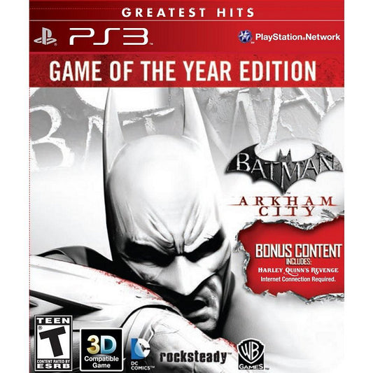 BATMAN ARKHAM CITY GAME OF THE YEAR EDITION GREATEST HITS (BRAND NEW / SEALED) (usagé)