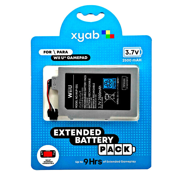 GAMEPAD EXTENDED BATTERY PACK REPLACEMENT 3.7V JOBBER (WII U)