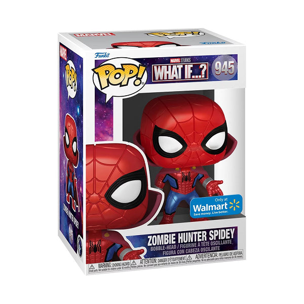 POP WHAT IF...? 945 - ZOMBIE HUNTER SPIDEY (WALMART) (usagé)