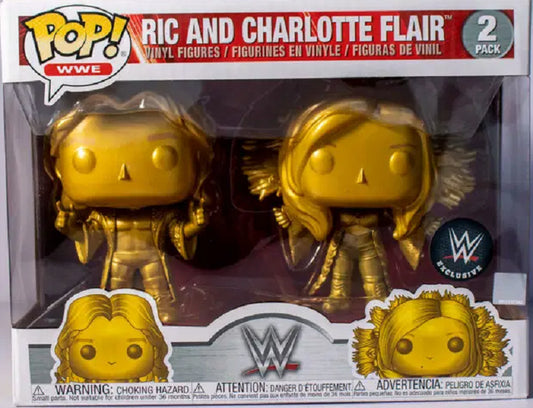POP WWE 2 PACK - RIC AND CHARLOTTE FLAIR (usagé)