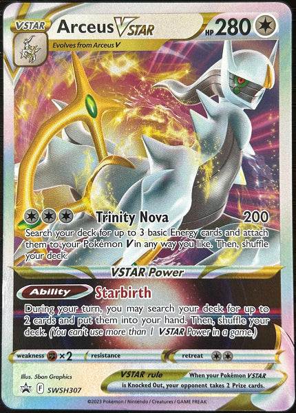 ARCEUS VSTAR SWSH307 [BLACK STAR PROMO] (POKEMON SWORD SHIELD)