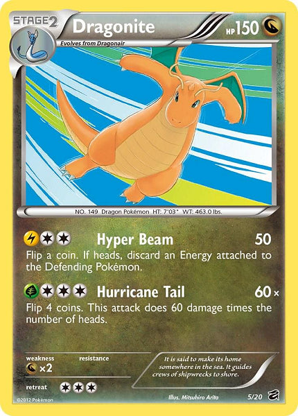 DRAGONITE 5/20 (POKEMON DRAGON VAULT)