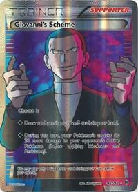 GIOVANNI'S SCHEME 162/162 (POKEMON