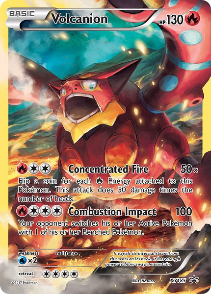 VOLCANION XY185 [BLACK STAR PROMO] (POKEMON XY) (usagé)
