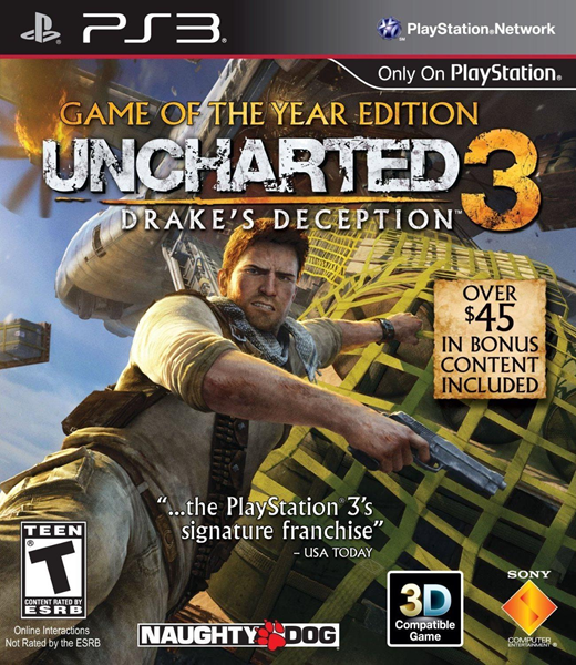 UNCHARTED 3 DRAKE'S DECEPTION GAME OF THE YEAR EDITION (BRAND NEW / SEALED)
