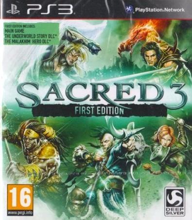 SACRED 3 FIRST EDITION PAL EDITION (COMPLETE IN BOX) (usagé)