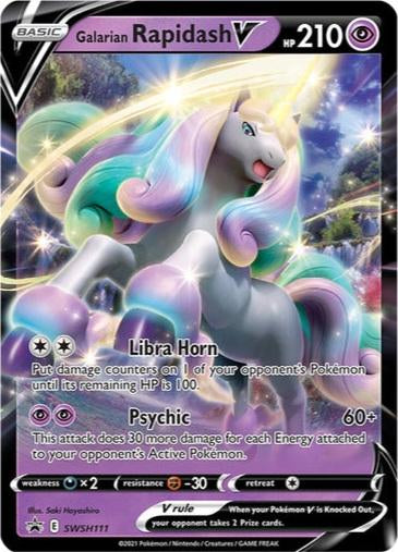 GALARIAN RAPIDASH V SWSH111 (POKEMON SWORD & SHIELD) (usagé)