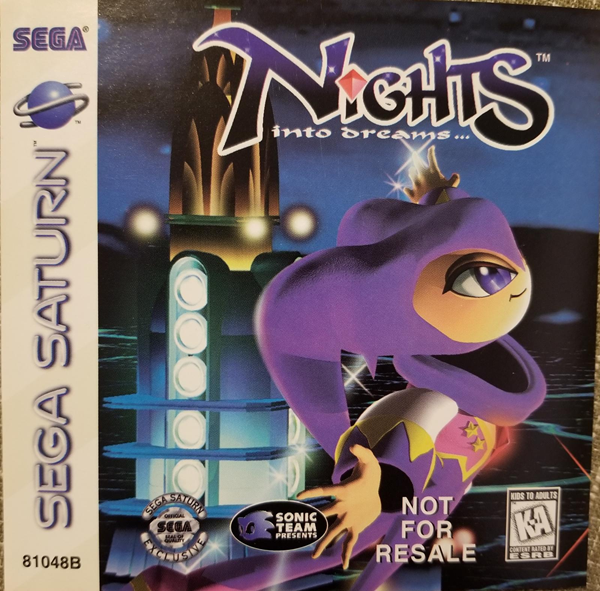 SEGA SATURN NIGHTS INTO DREAMS NOT FOR RESALE (WITH BOX) (usagé)