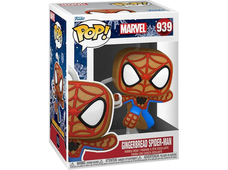 POP MARVEL 939 - GINGERBREAD SPIDER-MAN (usagé)