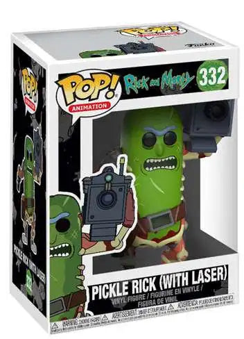 POP RICK AND MORTY 332 - PICKLE RICK (WITH LASER) (usagé)