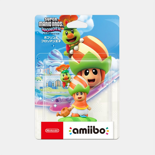 AMIIBO POPLIN & PRINCE FLORIAN (SUPER MARIO WONDER) (usagé)