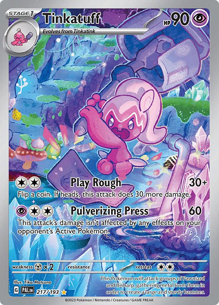TINKATUFF 217/193 (POKEMON PALDEA EVOLVED) (usagé)